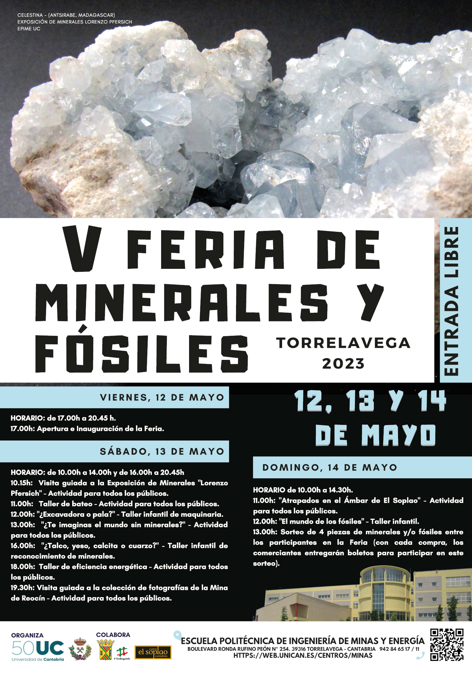 V Feria de Minerales y Fósiles - Torrelavega 2023