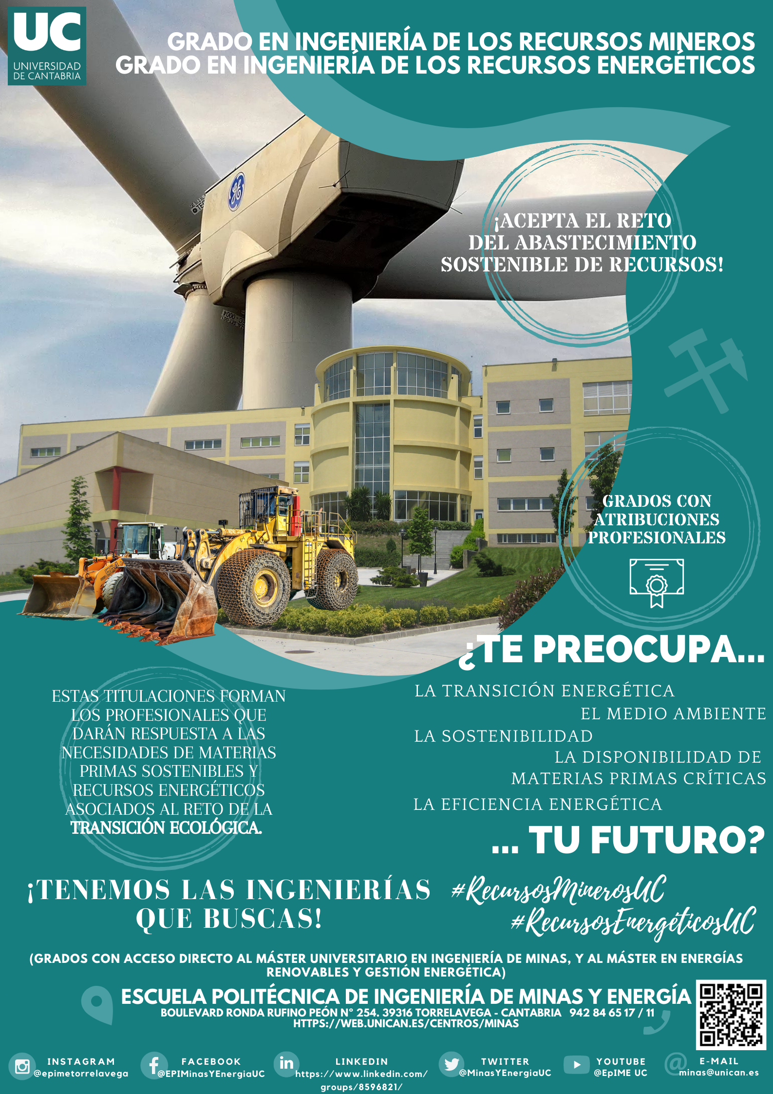 Oferta Formativa de la Escuela Politécnica de Ingeniería de Minas y Energía