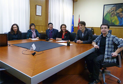 Reunión con la delegación de la Universidad de Sichuan