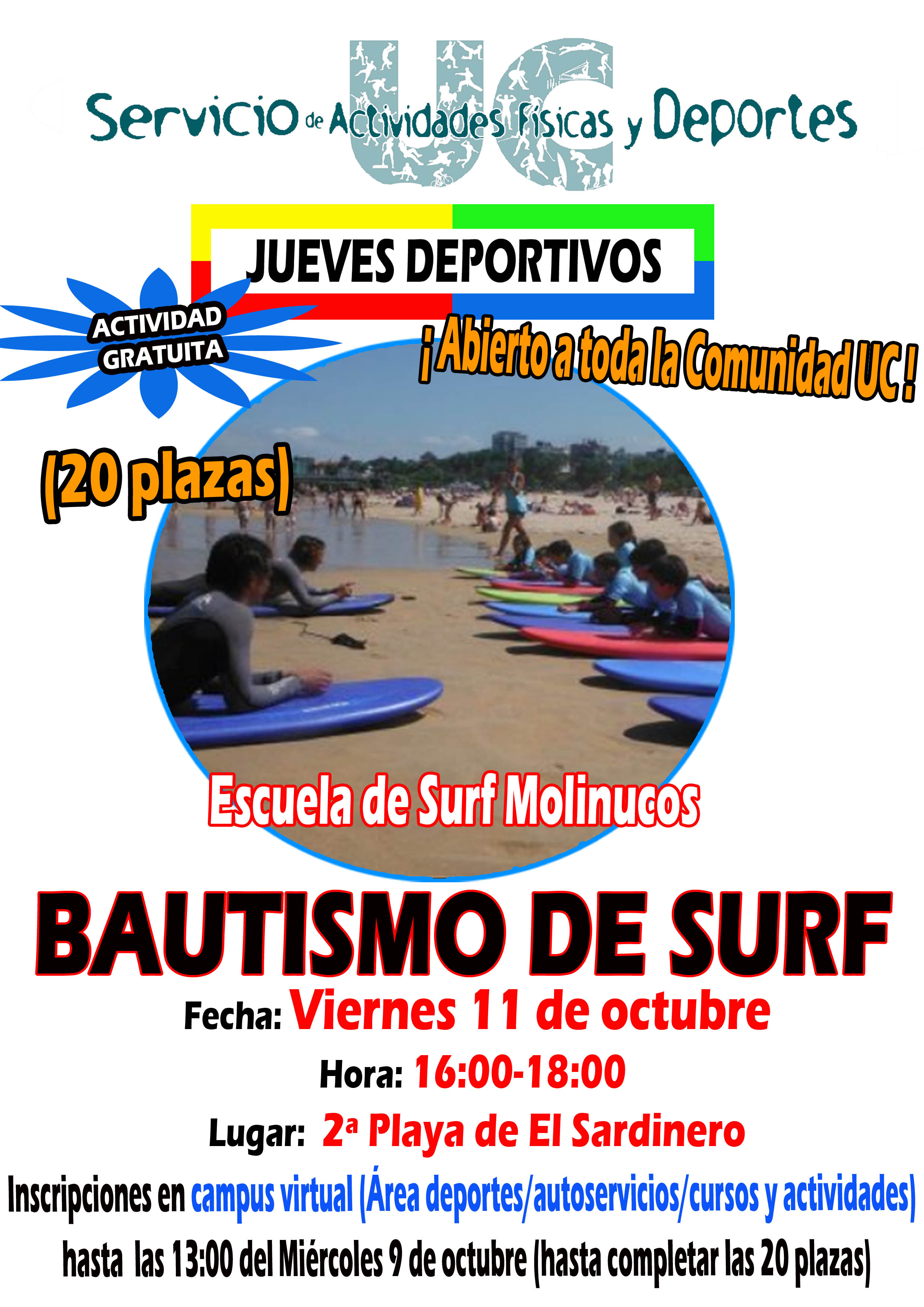 Bautismo de Surf en El Sardinero