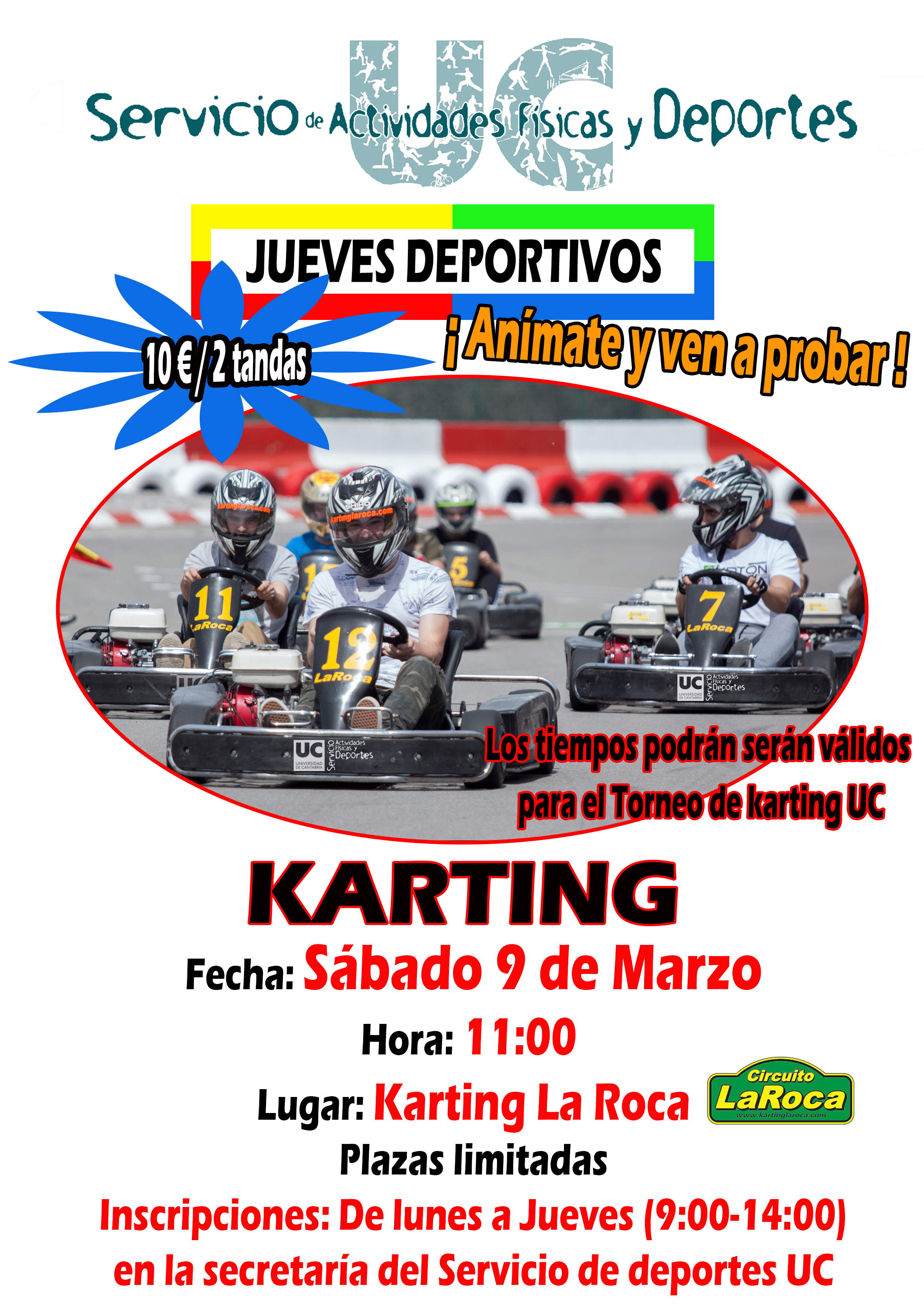 JUEVES DEPORTIVO 9 MARZO karting