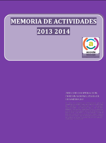 Memoria de ACOIDE 2013/2014
